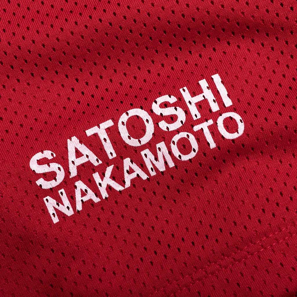 Mesh Moto Short - Red