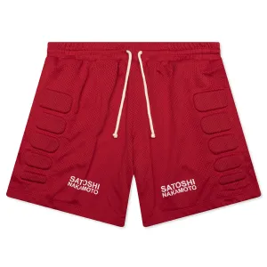 Mesh Moto Short - Red