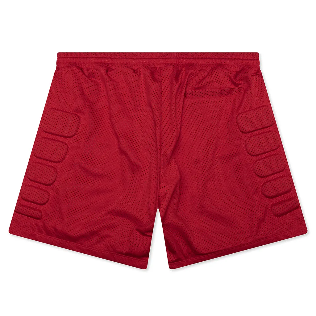 Mesh Moto Short - Red