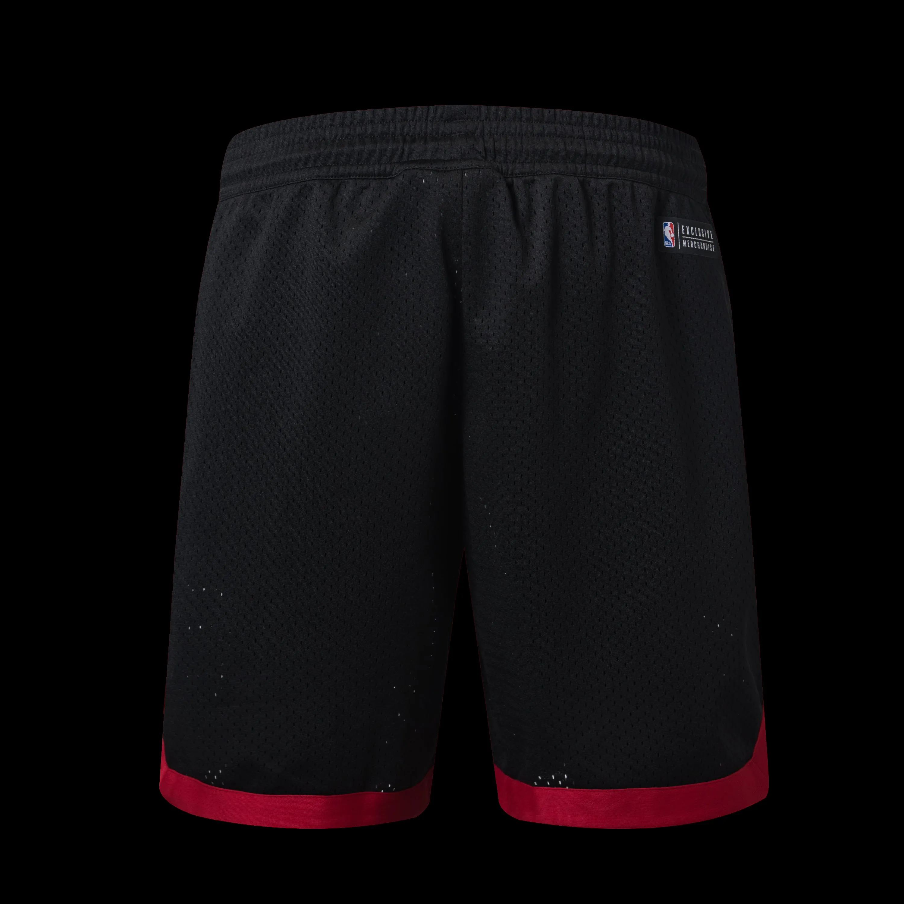 NBA Front Arch Print Regular Fit Mesh Short - Miami Heat