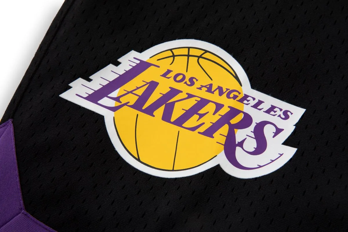 NBA Front Logo RF Mesh Short - Los Angeles Lakers