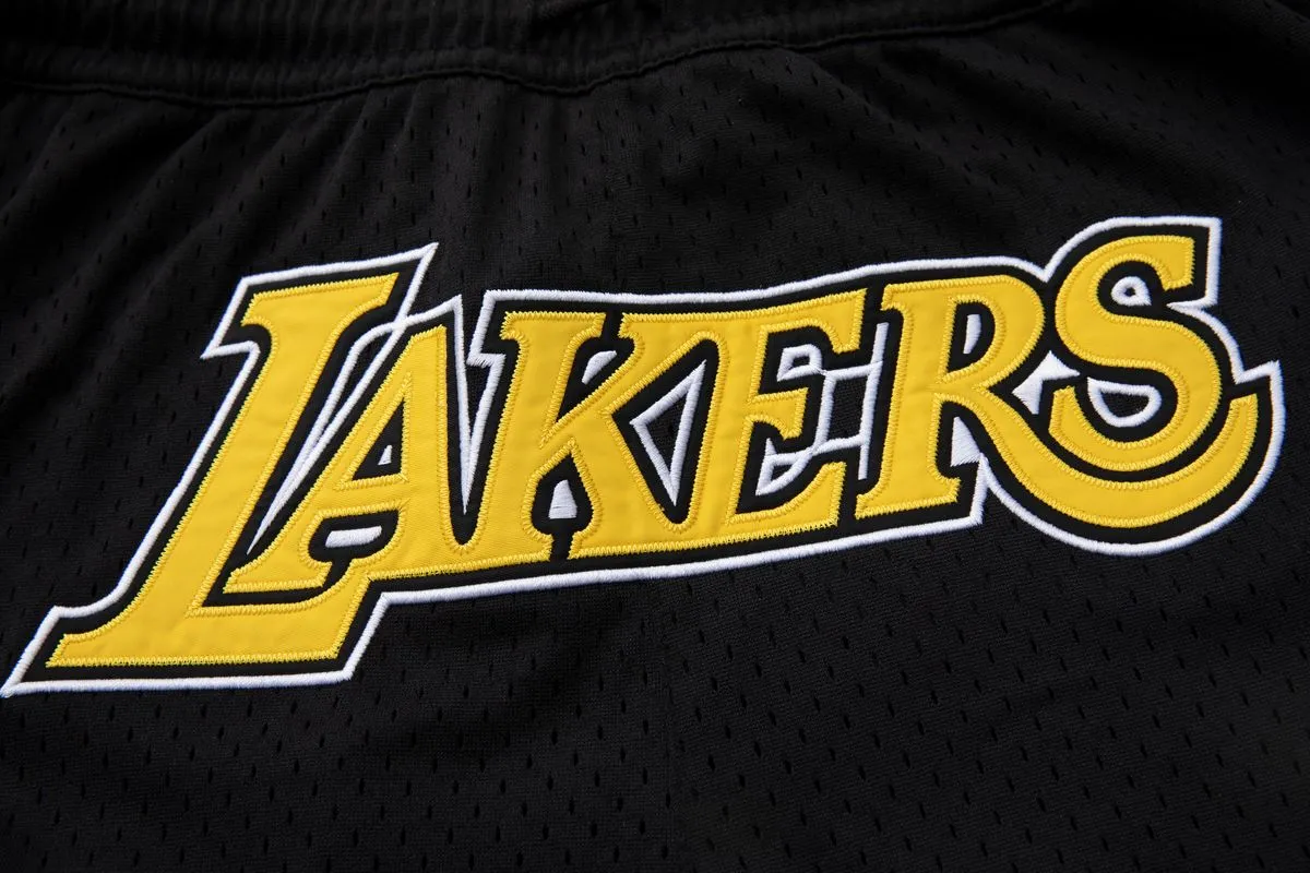 NBA Front Logo RF Mesh Short - Los Angeles Lakers