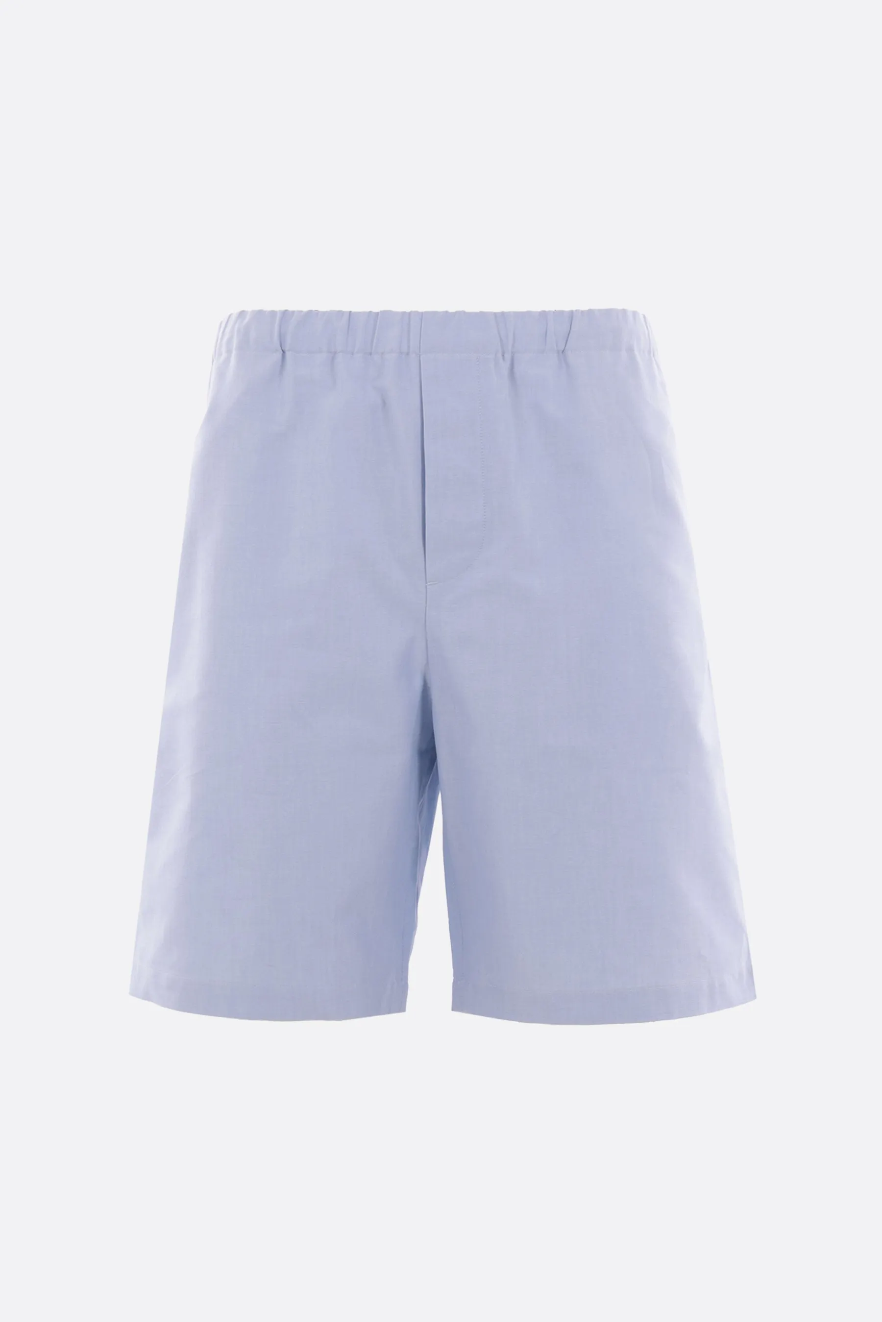 Neil drawstring shorts in Oxford cotton