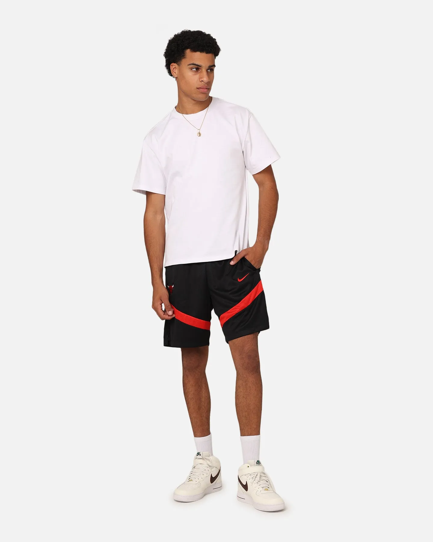 Nike Chicago Bulls Dri-FIT Practice Icon  Shorts Black/University Red