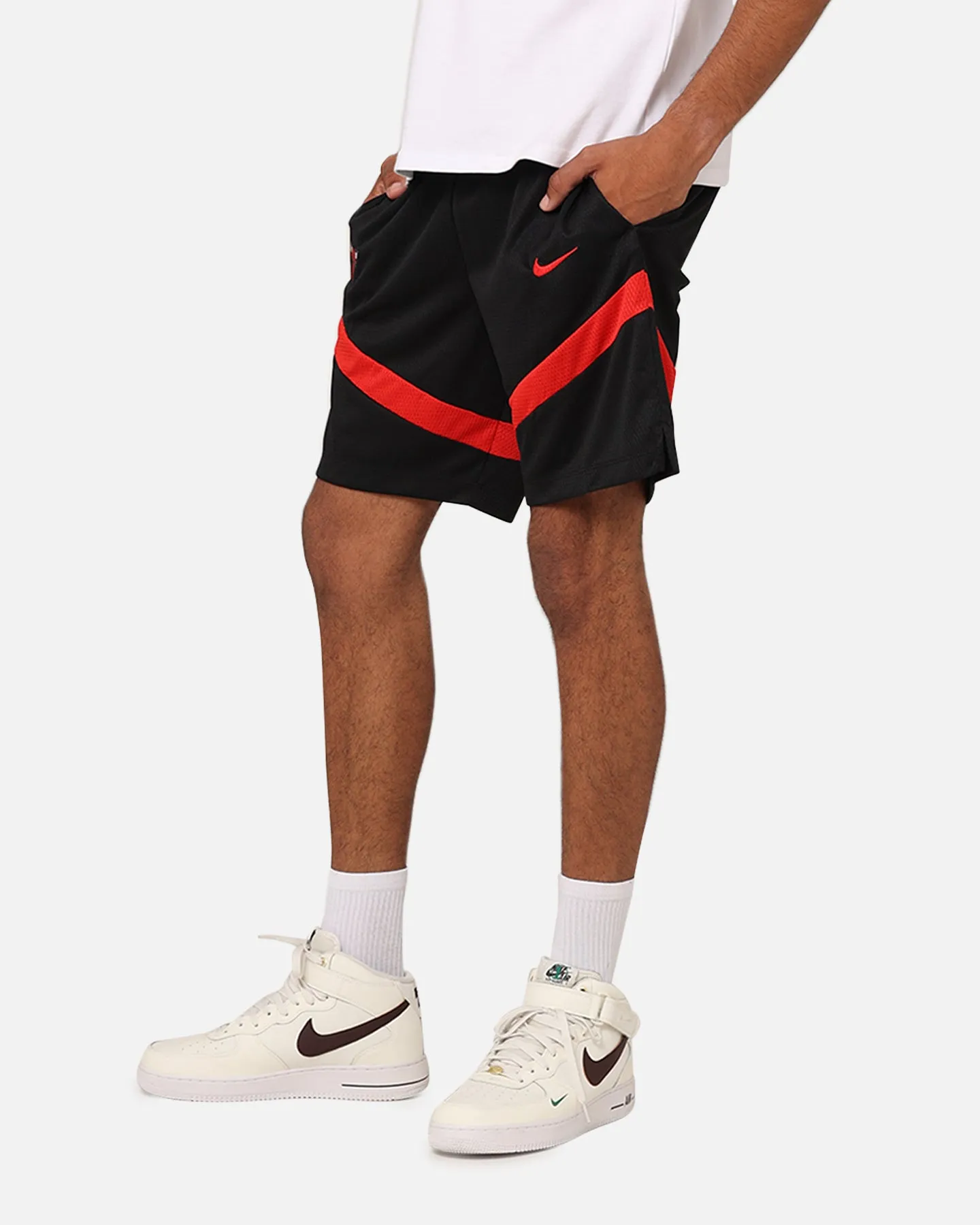 Nike Chicago Bulls Dri-FIT Practice Icon  Shorts Black/University Red