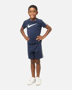 Nike Kids' Sportswear Club Poly T-Shirt And Short Set Midnight Navy