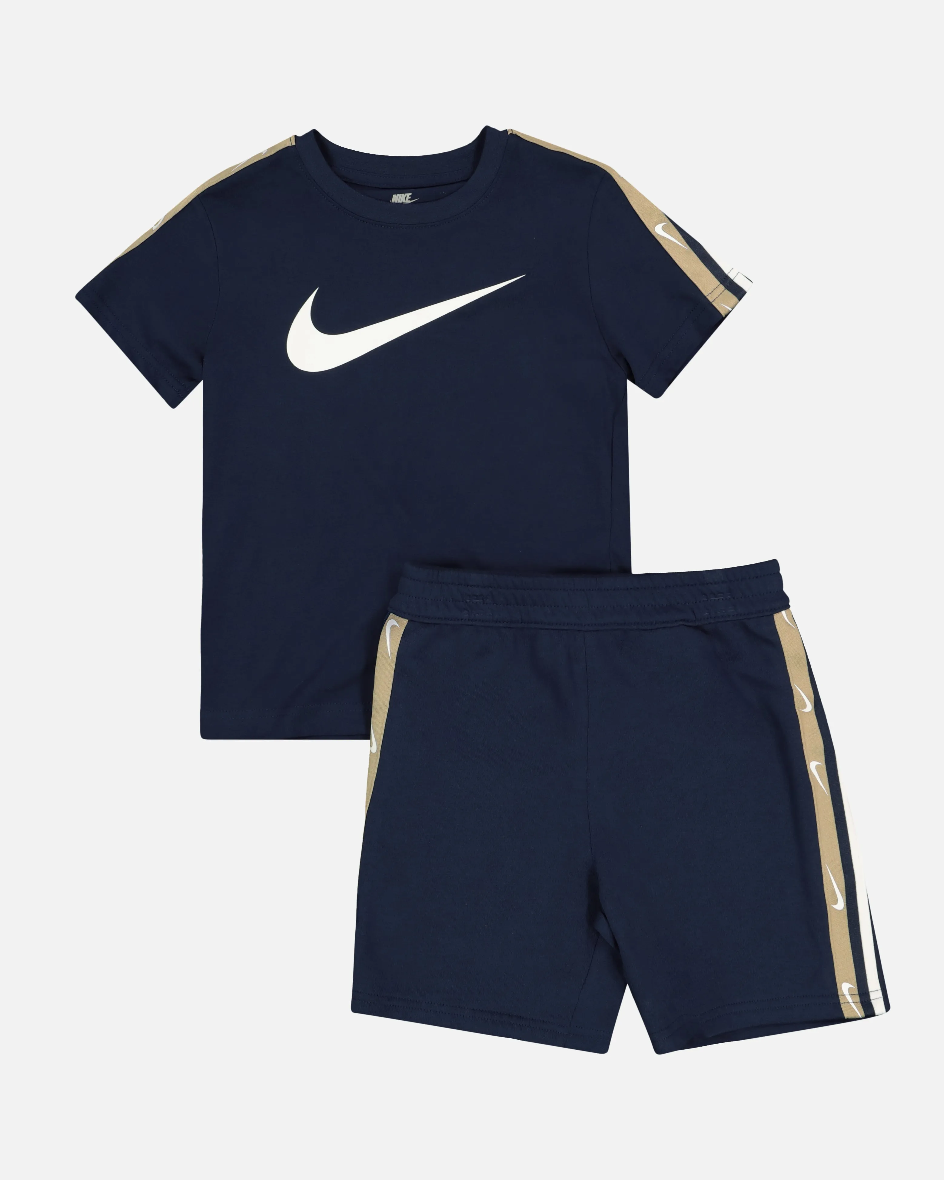 Nike Kids' Sportswear Club Poly T-Shirt And Short Set Midnight Navy