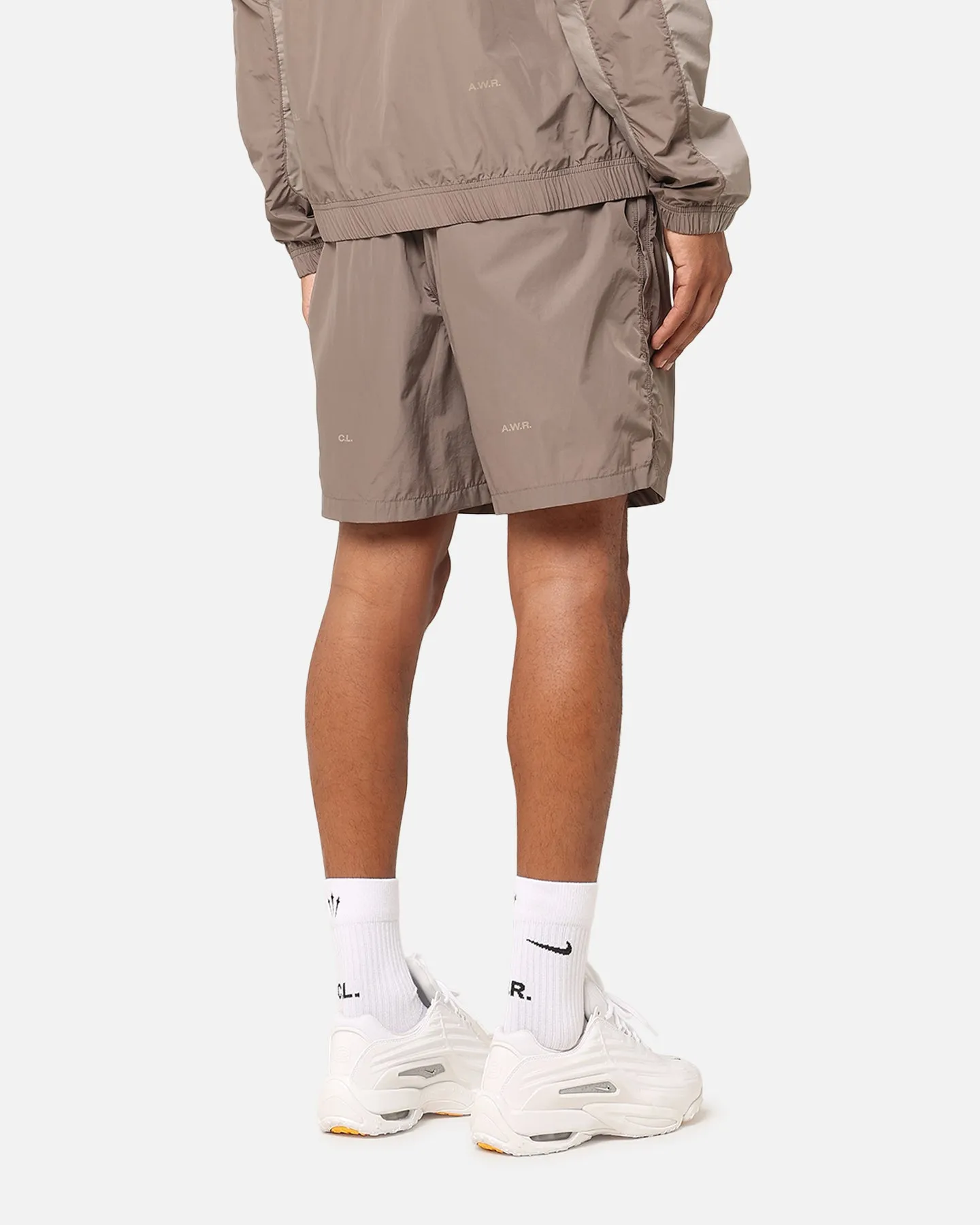 Nike Nocta Cardinal Nylon Shorts Olive Grey