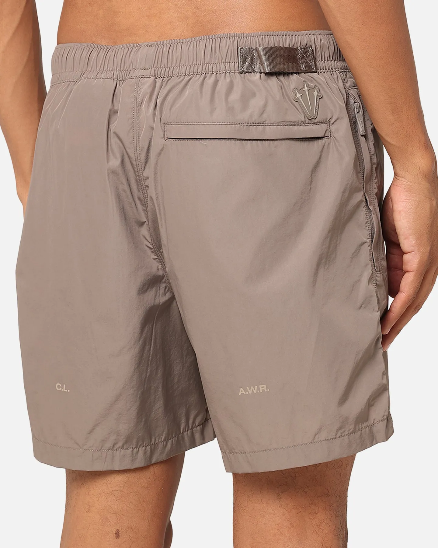 Nike Nocta Cardinal Nylon Shorts Olive Grey