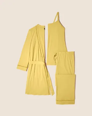 Nursing 3 Piece Pajama Set With Robe