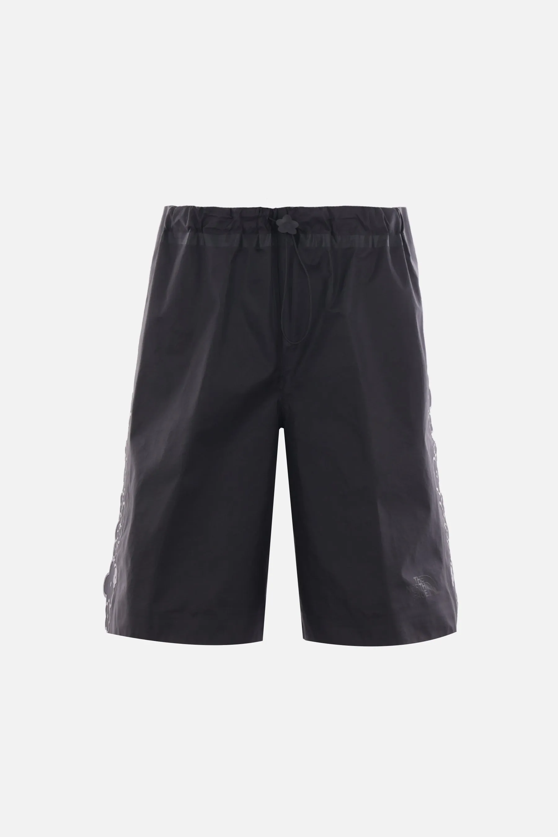 nylon shorts with floral print