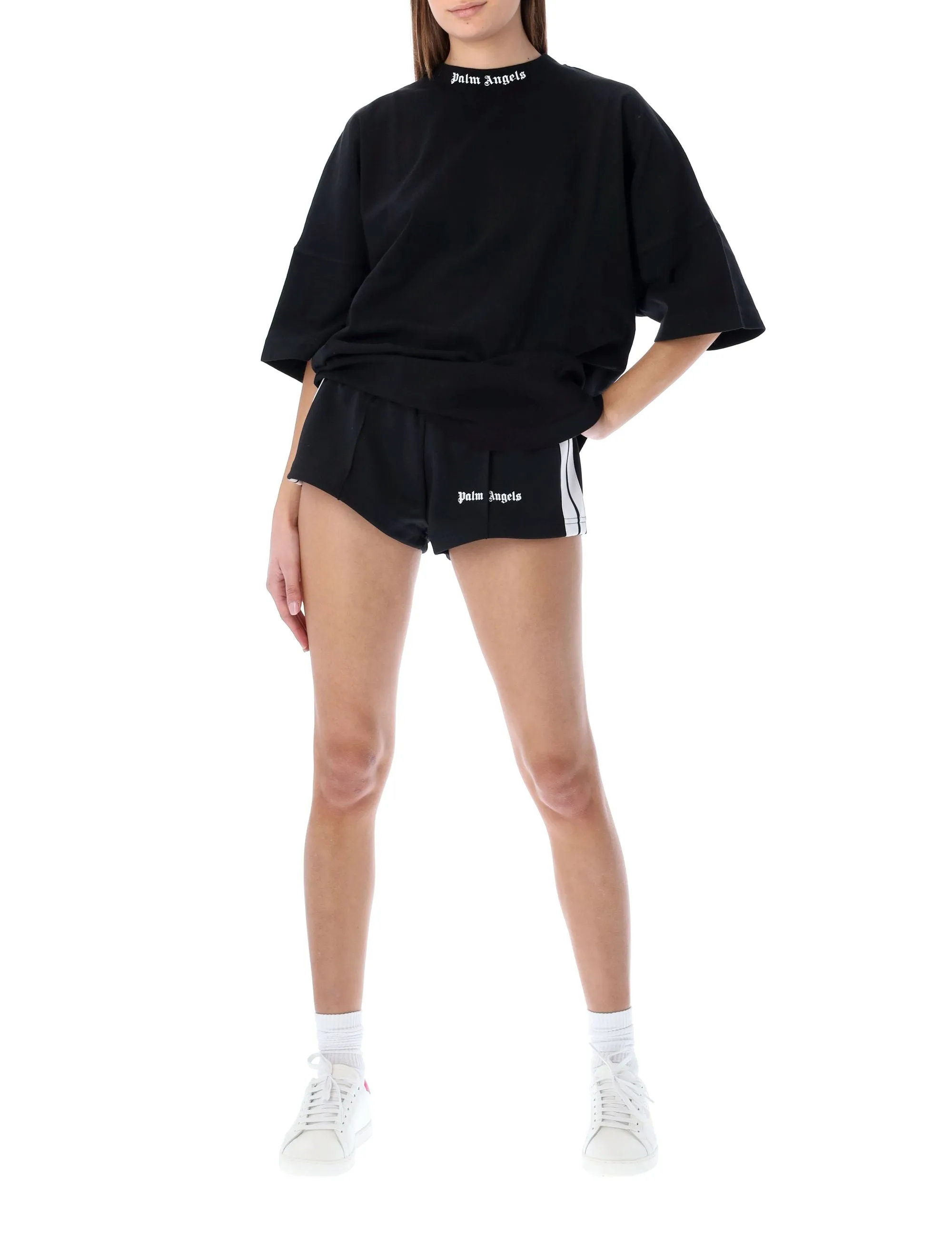 Palm Angels Logo Printed Shorts