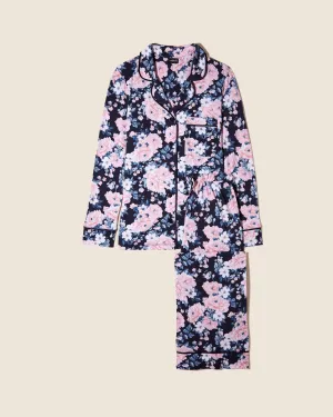 Petite Bedrucktes Langärmeliges Oberteil & Hose Pyjama-Set