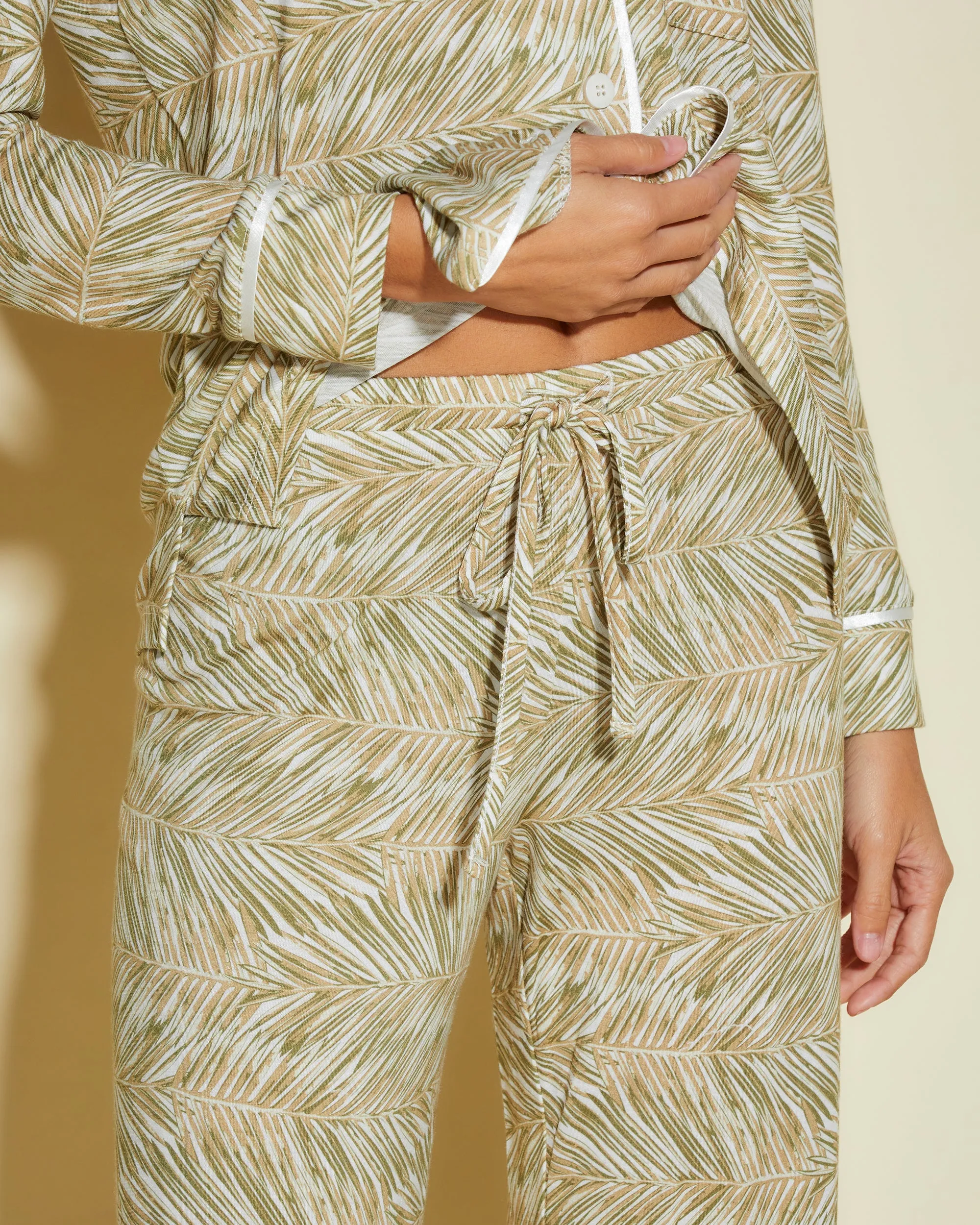 Petite Langarm Top & Hose Pyjama-Set