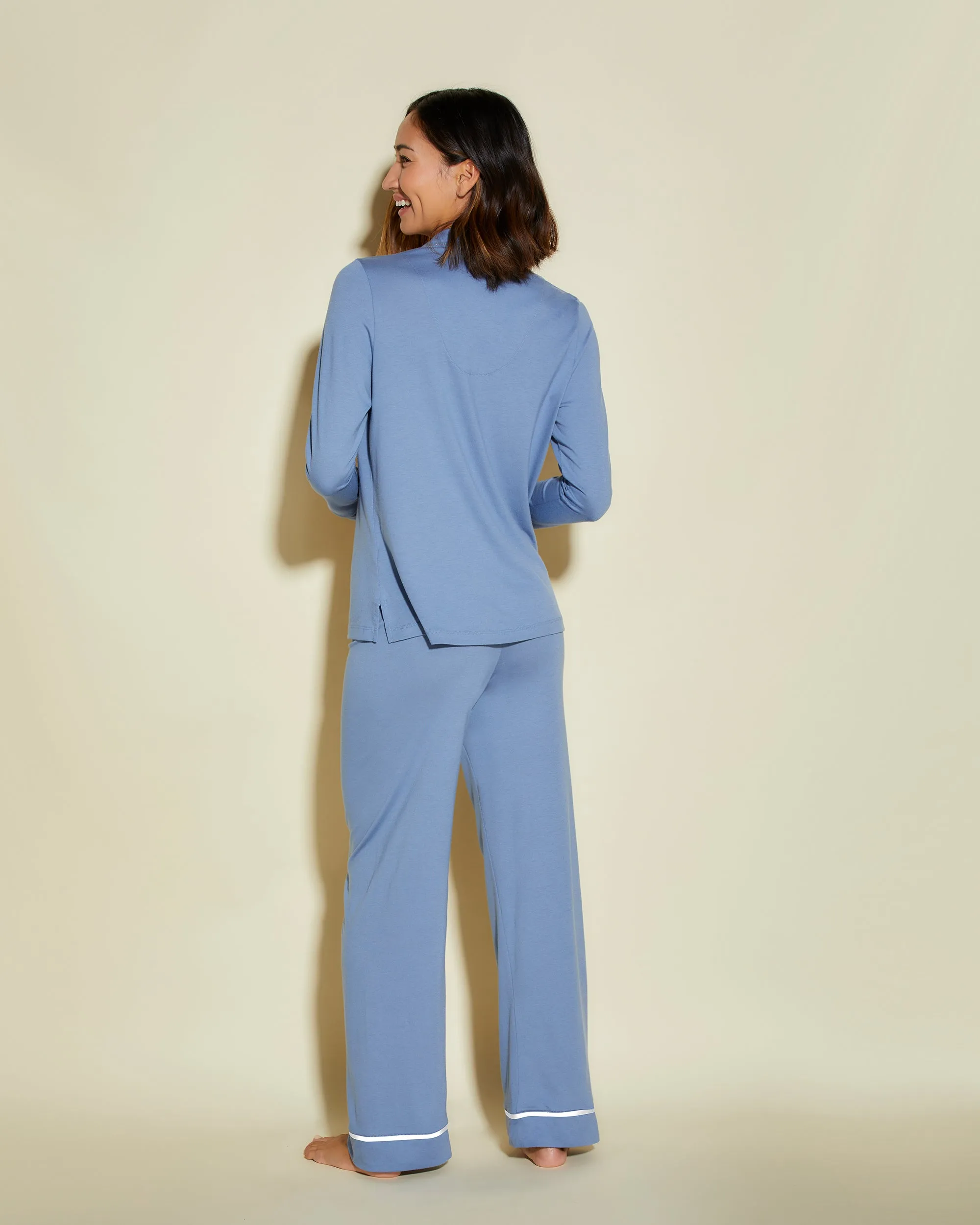 Petite Long Sleeve Top & Pant Pajama Set