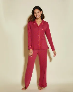 Petite Long Sleeve Top & Pant Pajama Set