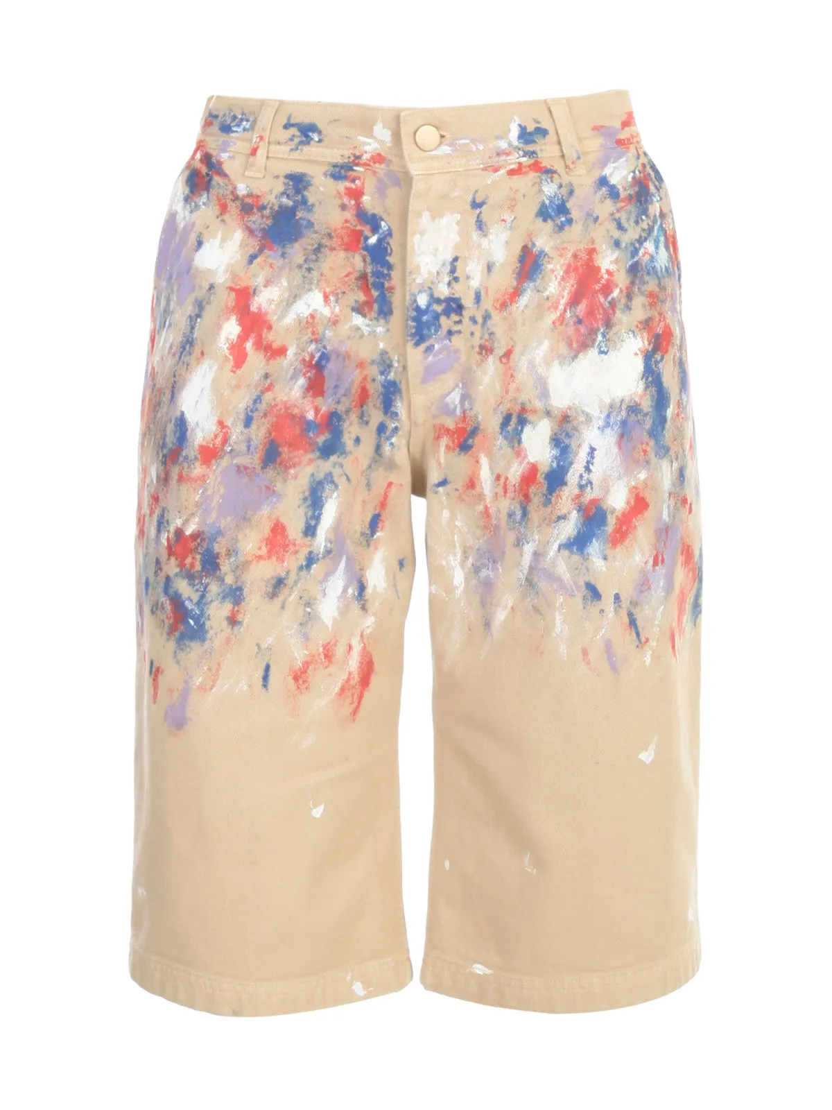Philosophy Di Lorenzo Serafini Paint Printed Shorts