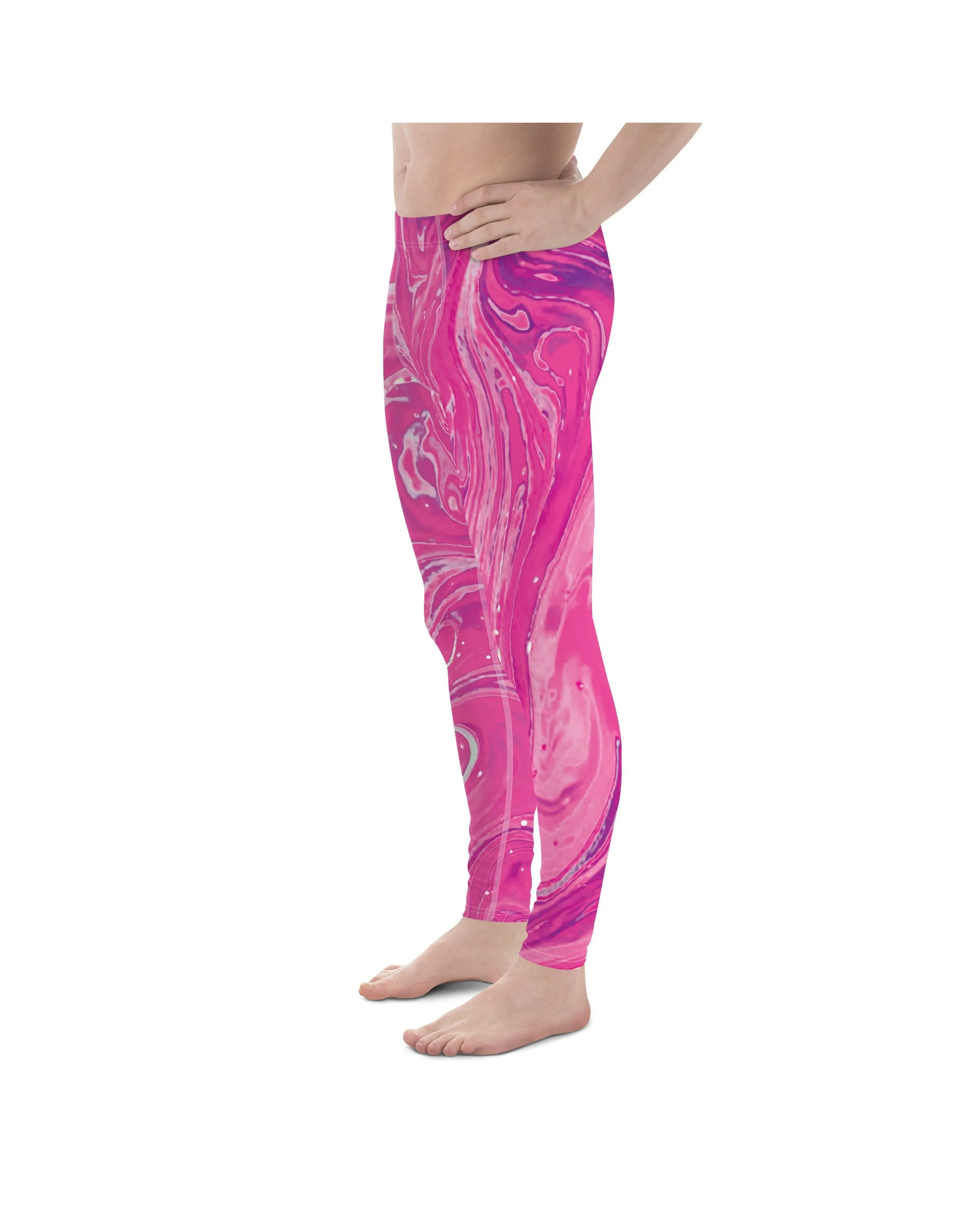 Pink Swirl Meggings