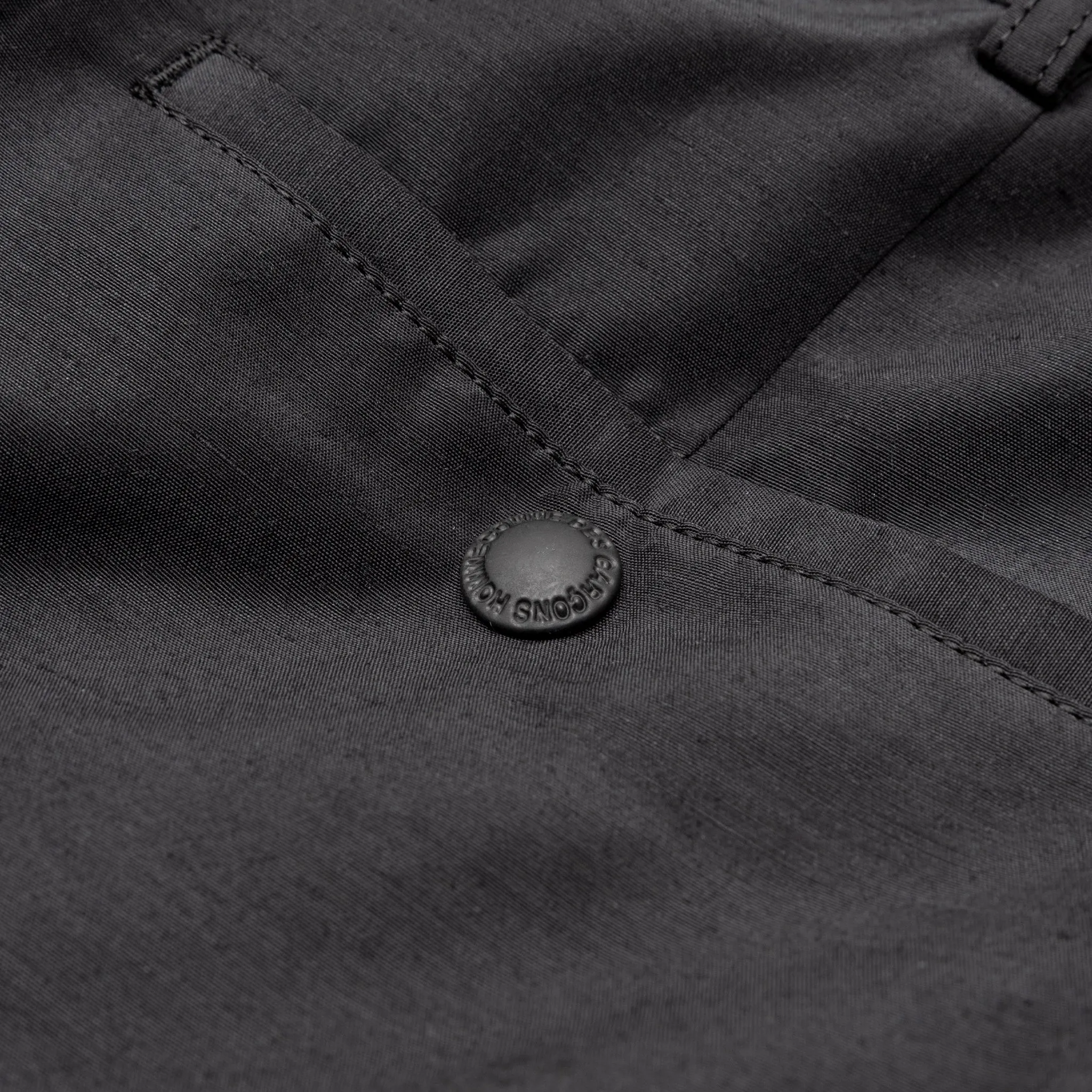 POLYESTER LINEN SHORTS