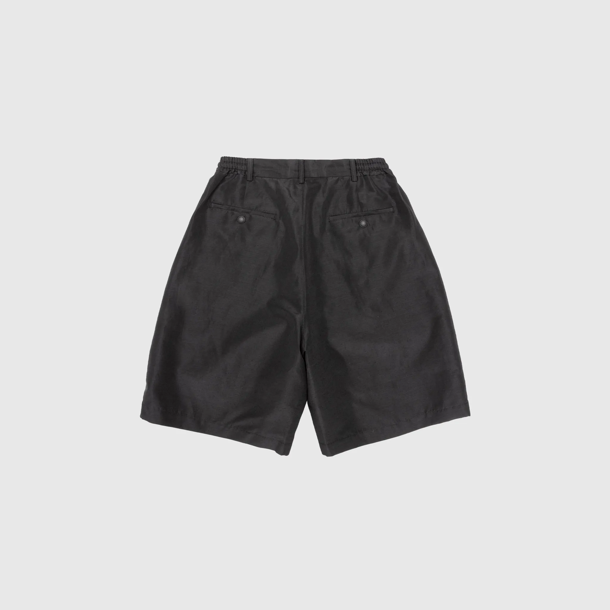 POLYESTER LINEN SHORTS