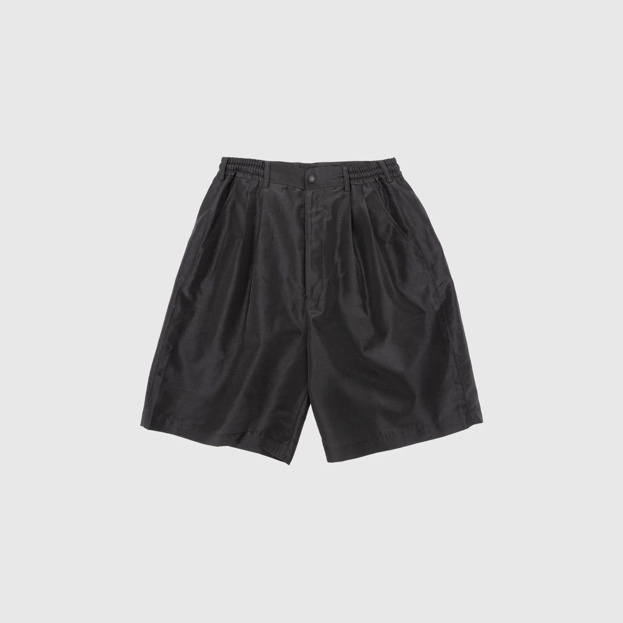 POLYESTER LINEN SHORTS
