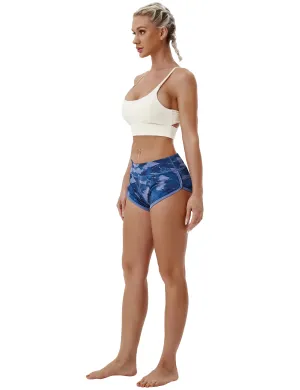 Printed Booty Gym Shorts navy brushcamo_Gym