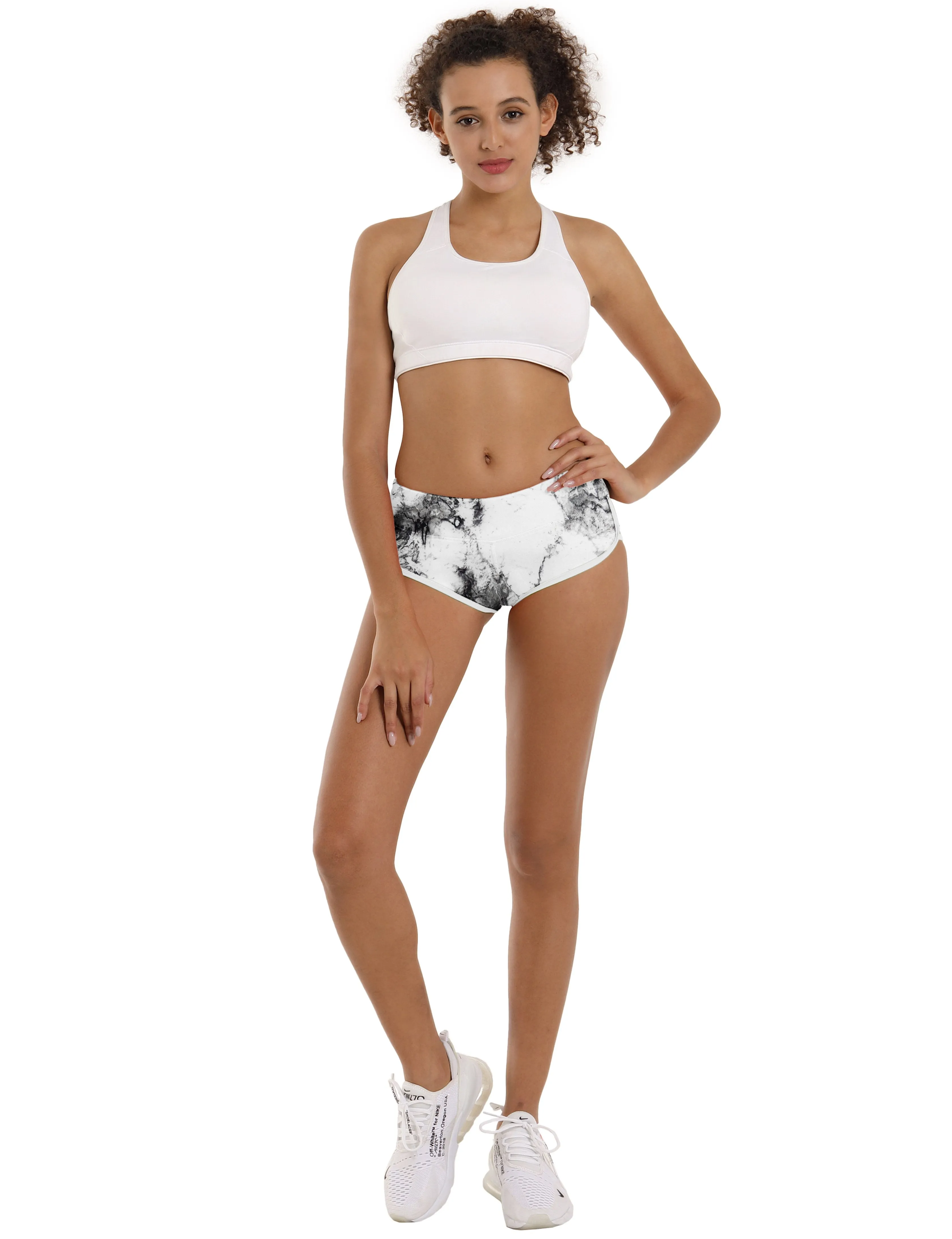 Printed Booty Tall Size Shorts arabescato ins_Tall Size