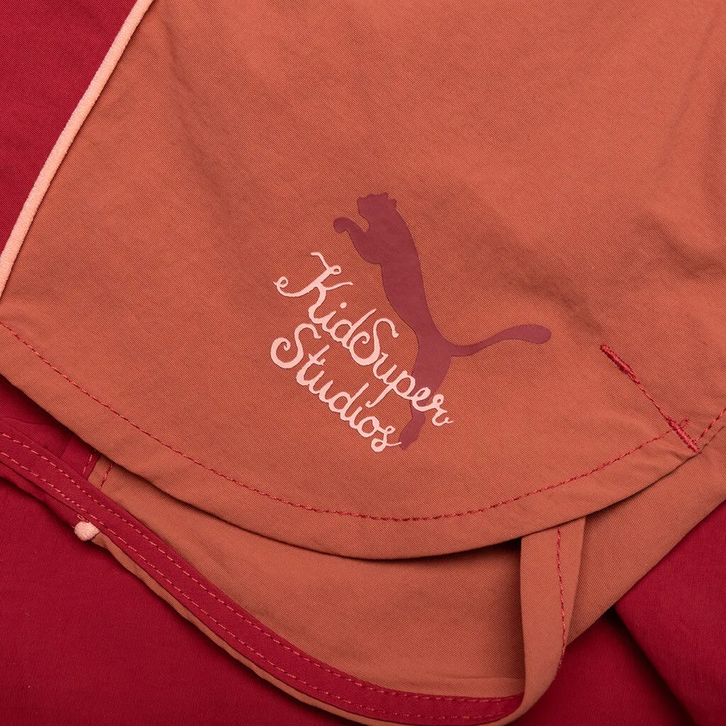 Puma x KidSuper Shorts - Dark Crimson