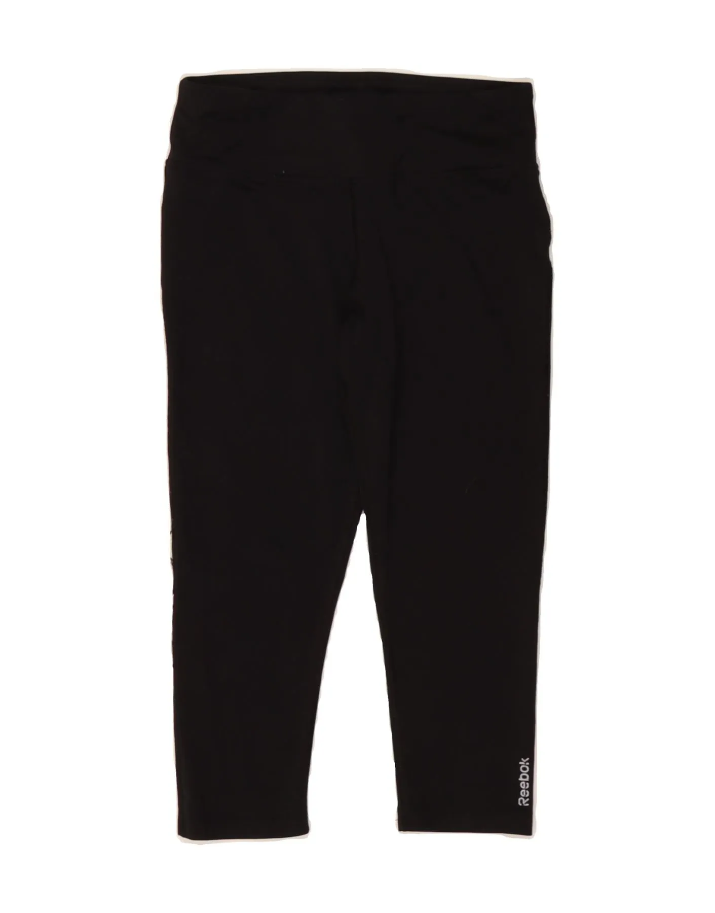 REEBOK Womens Capri Leggings UK 8 Small  Black