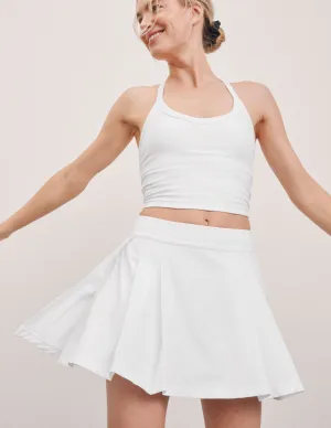 Score Pleated Skirt