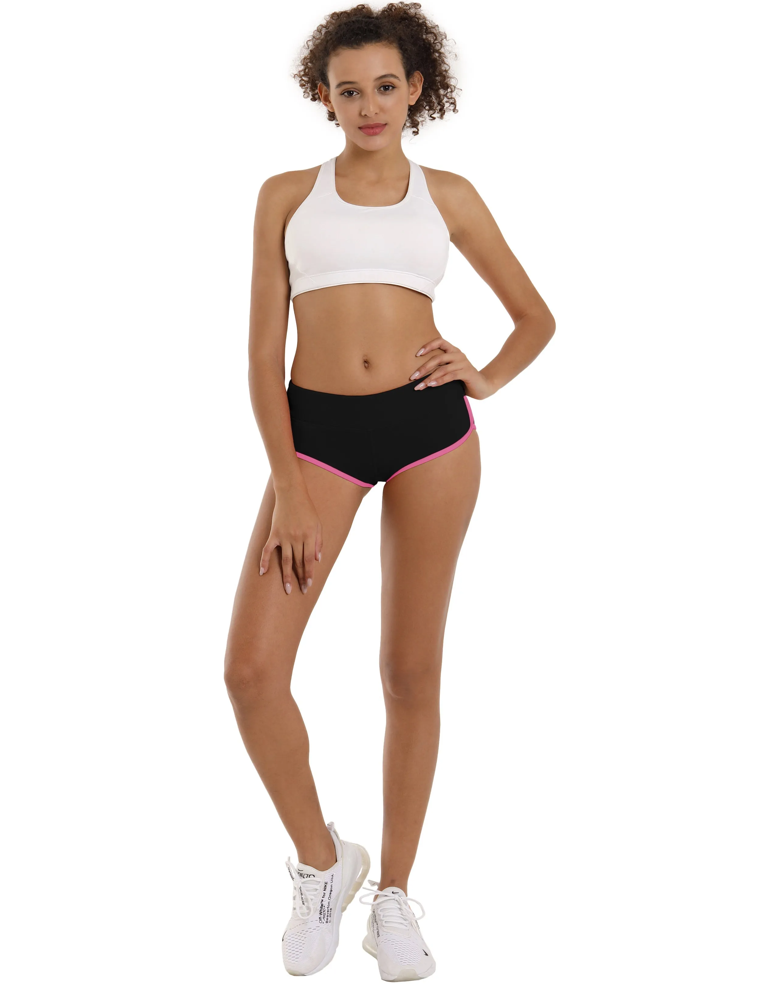 Sexy Booty Gym Shorts black_pink_Gym