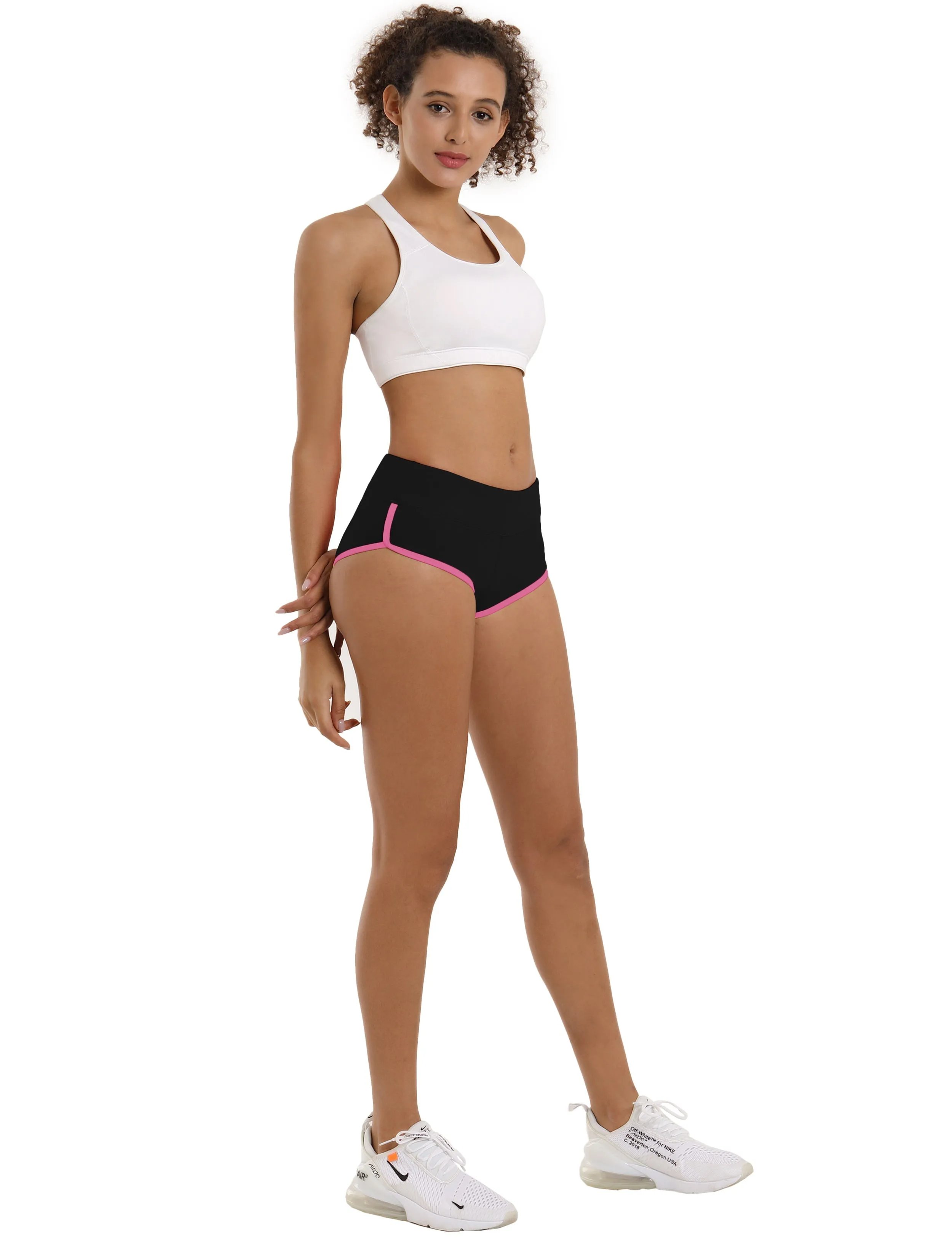 Sexy Booty Gym Shorts black_pink_Gym