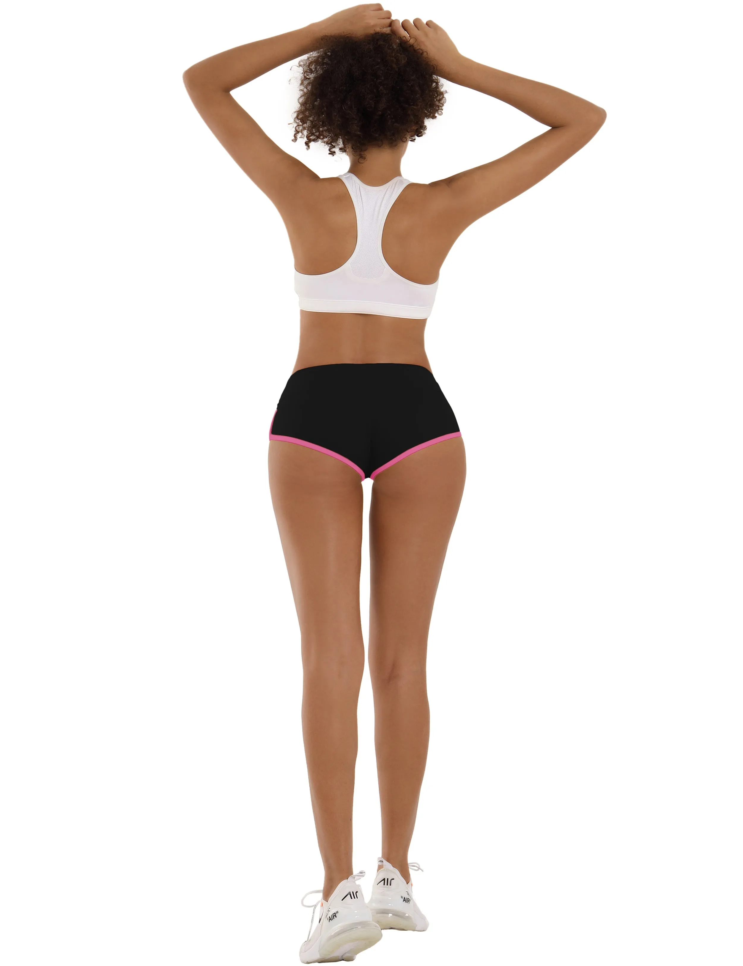 Sexy Booty Gym Shorts black_pink_Gym