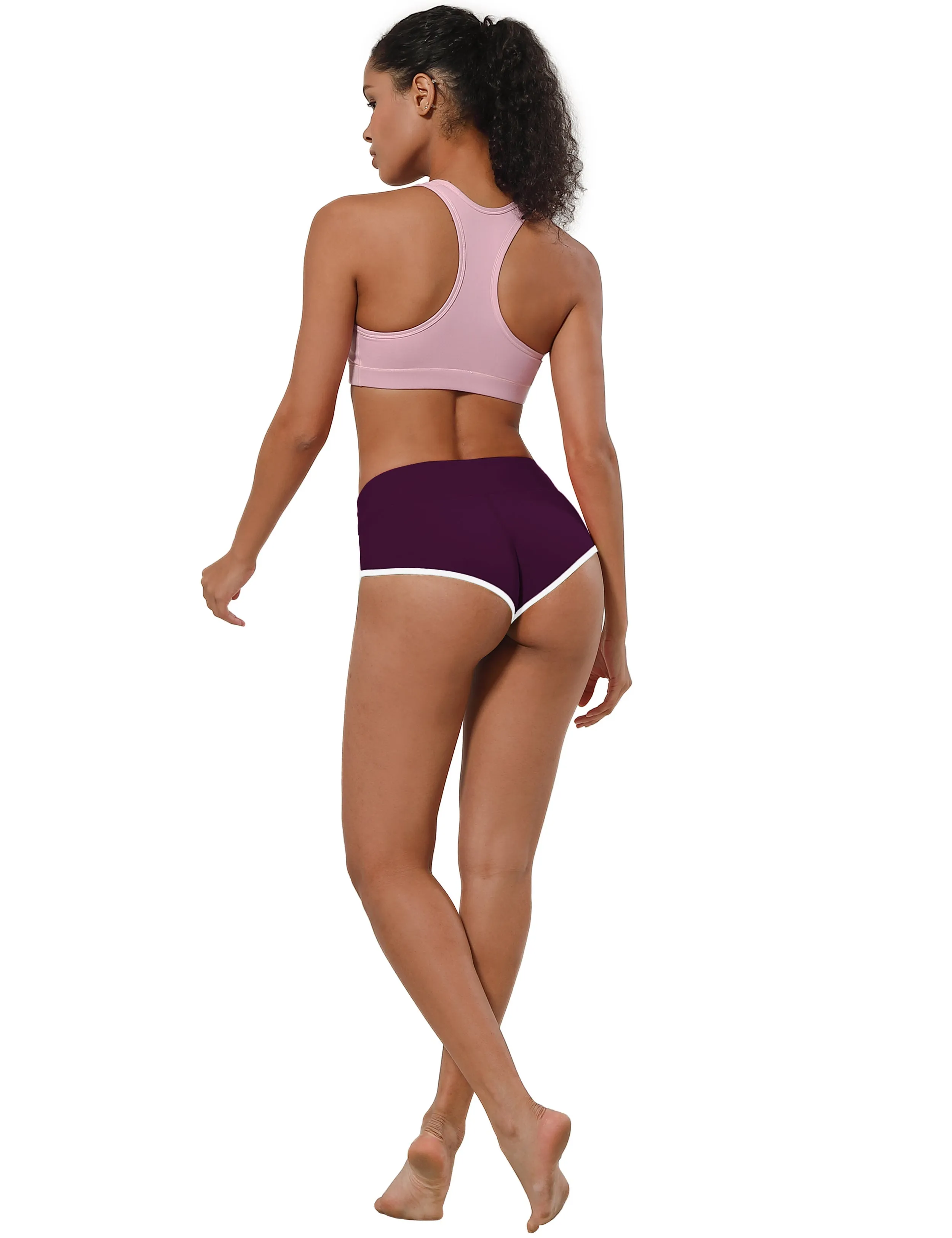 Sexy Booty Tall Size Shorts plum_Tall Size
