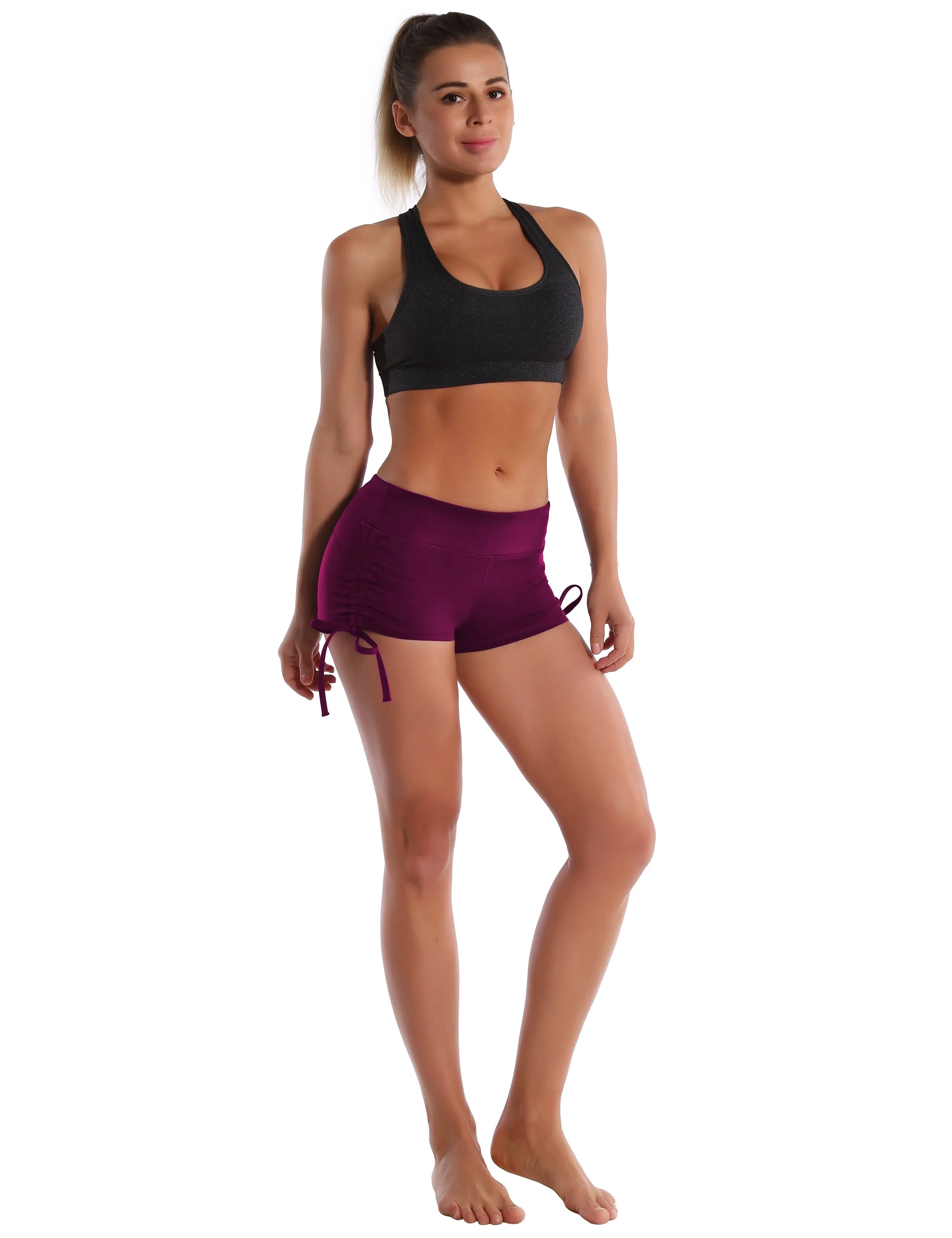 Side Drawstring Hot Shorts grapevine_Jogging