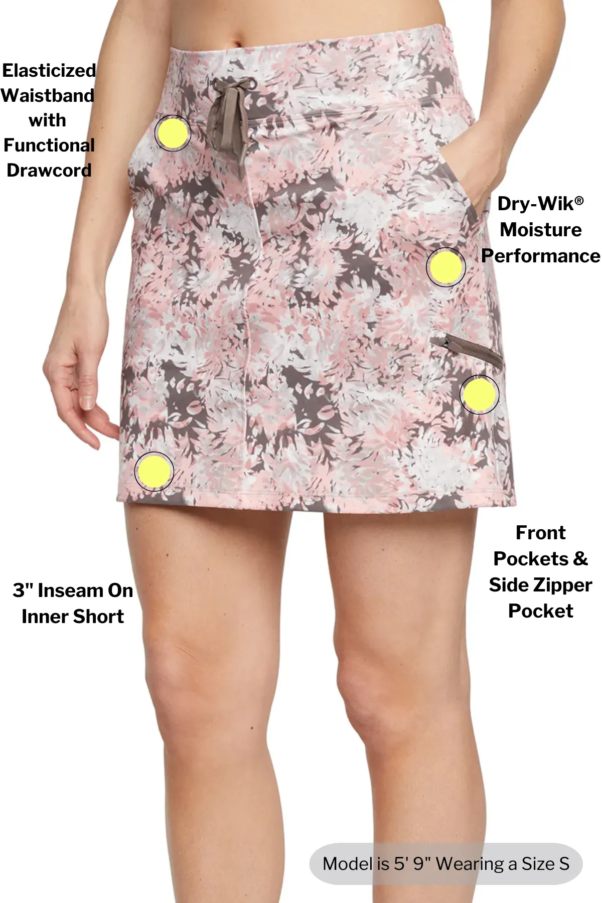 Slated Skort
