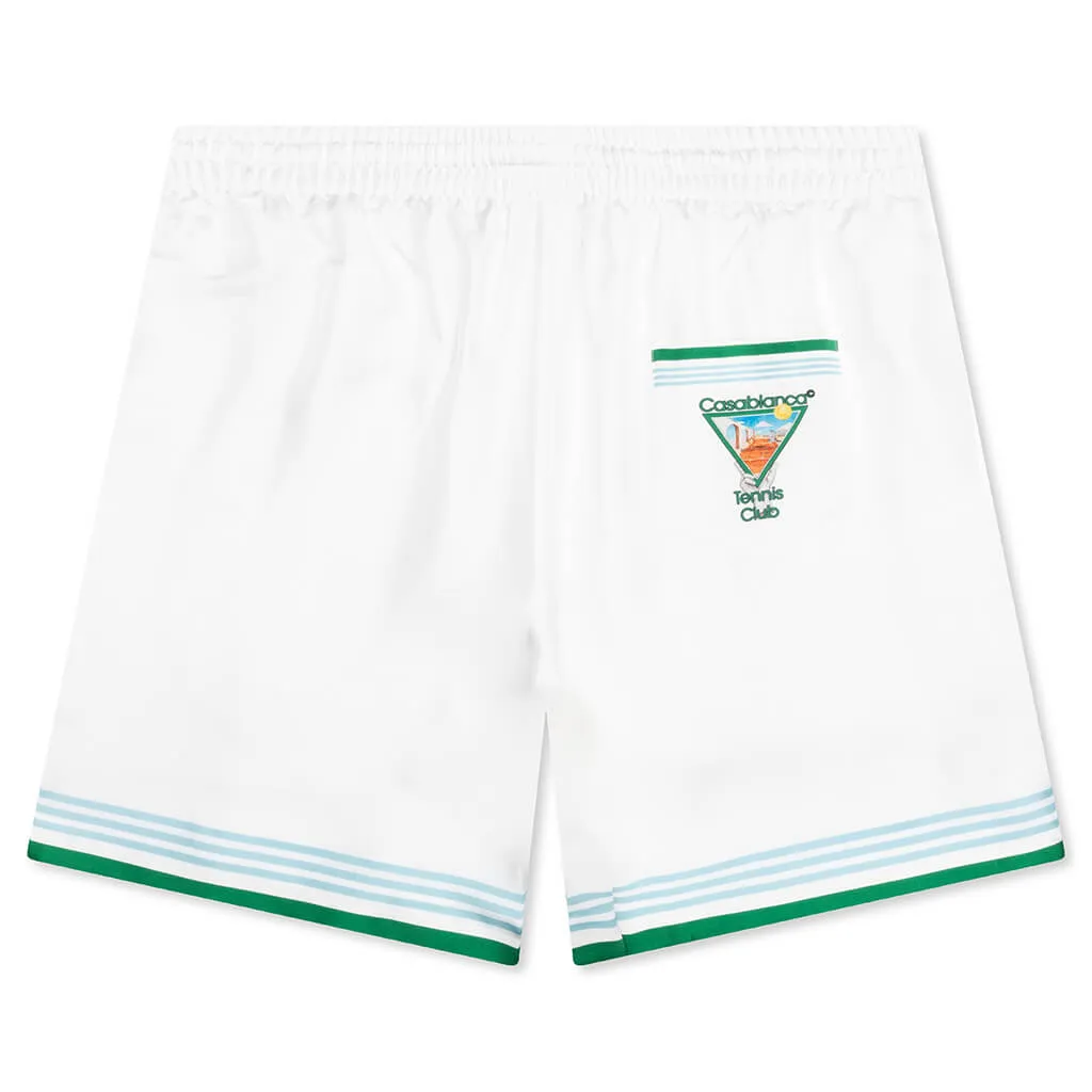 Tennis Icon Drawstring Shorts - Metaphysical