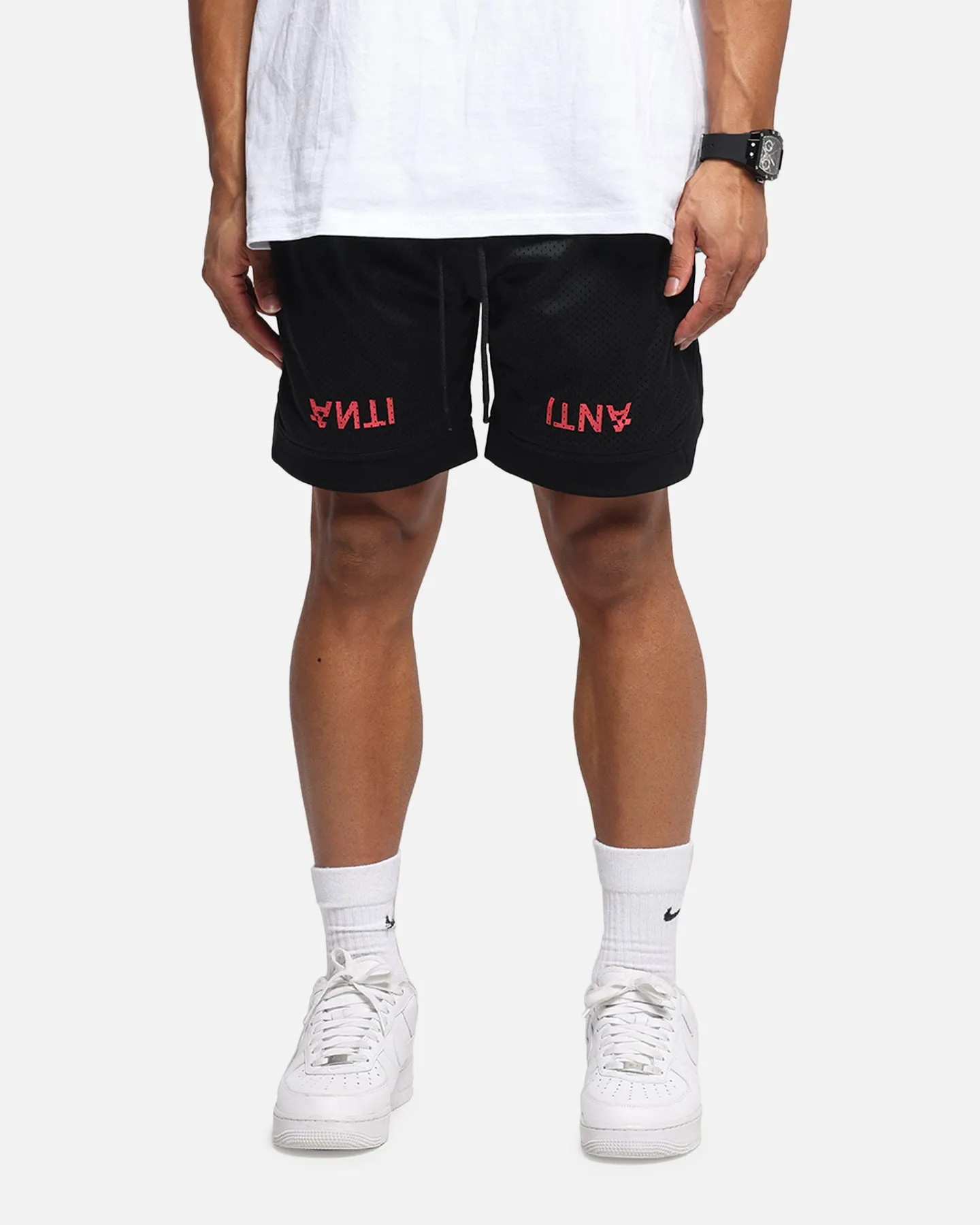 The Anti Order Post Season Basketball Shorts Black/Red