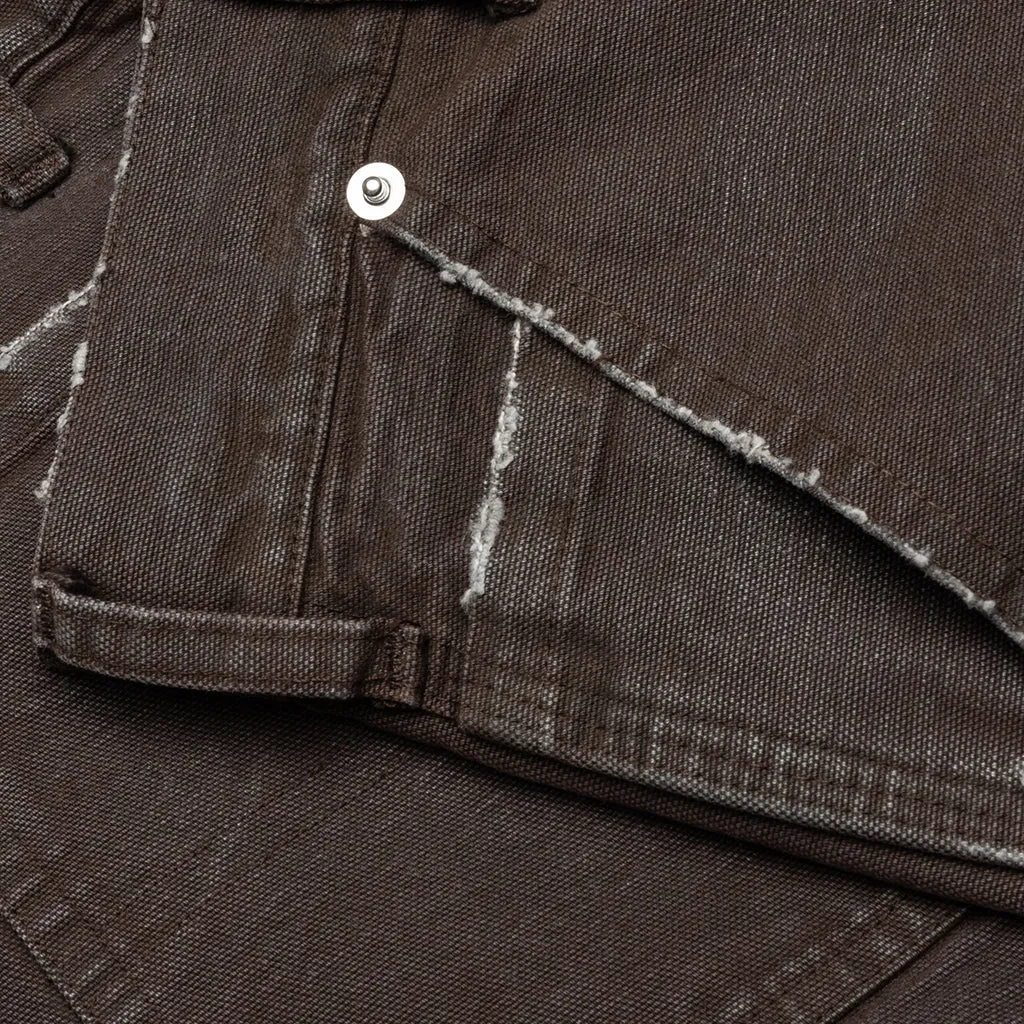 This Guy's Double Knee Shorts - Brown