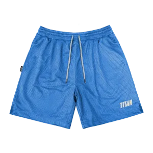 Titan Hoops Strike Logo Performance Shorts - Colony Blue