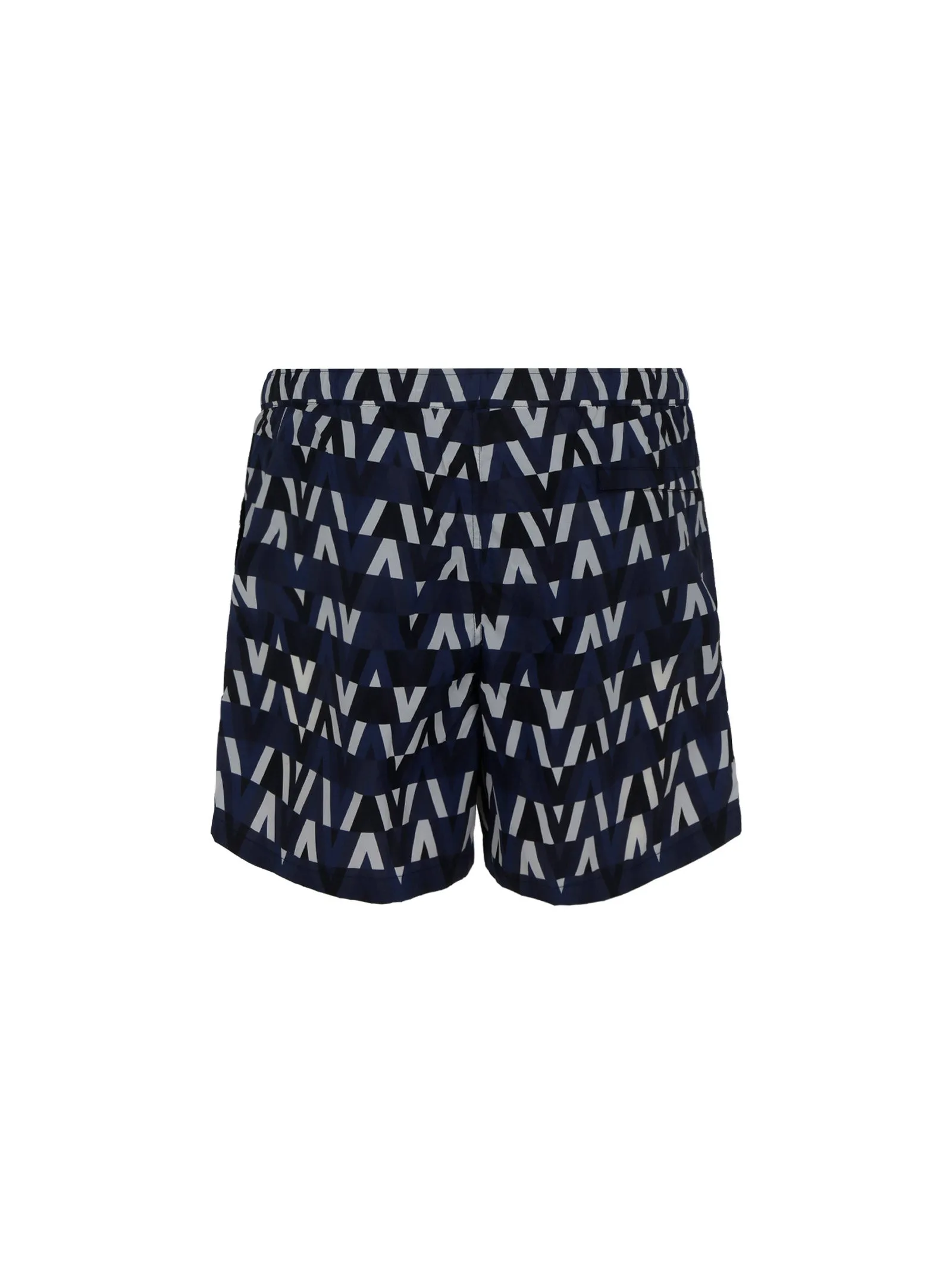 Valentino Optical Allover Logo Printed Swim Shorts