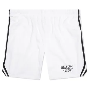 Venice Court Shorts - White/Black
