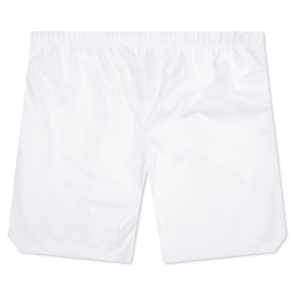 Venice Court Shorts - White/Black