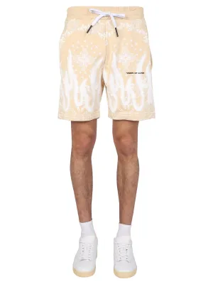 Vision Of Super Printed Drawstring Bermuda Shorts