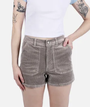 Wale Corduroy Short - Brown