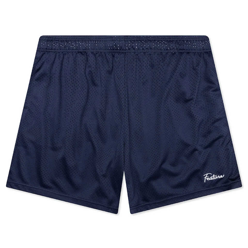West Mesh Shorts - Navy