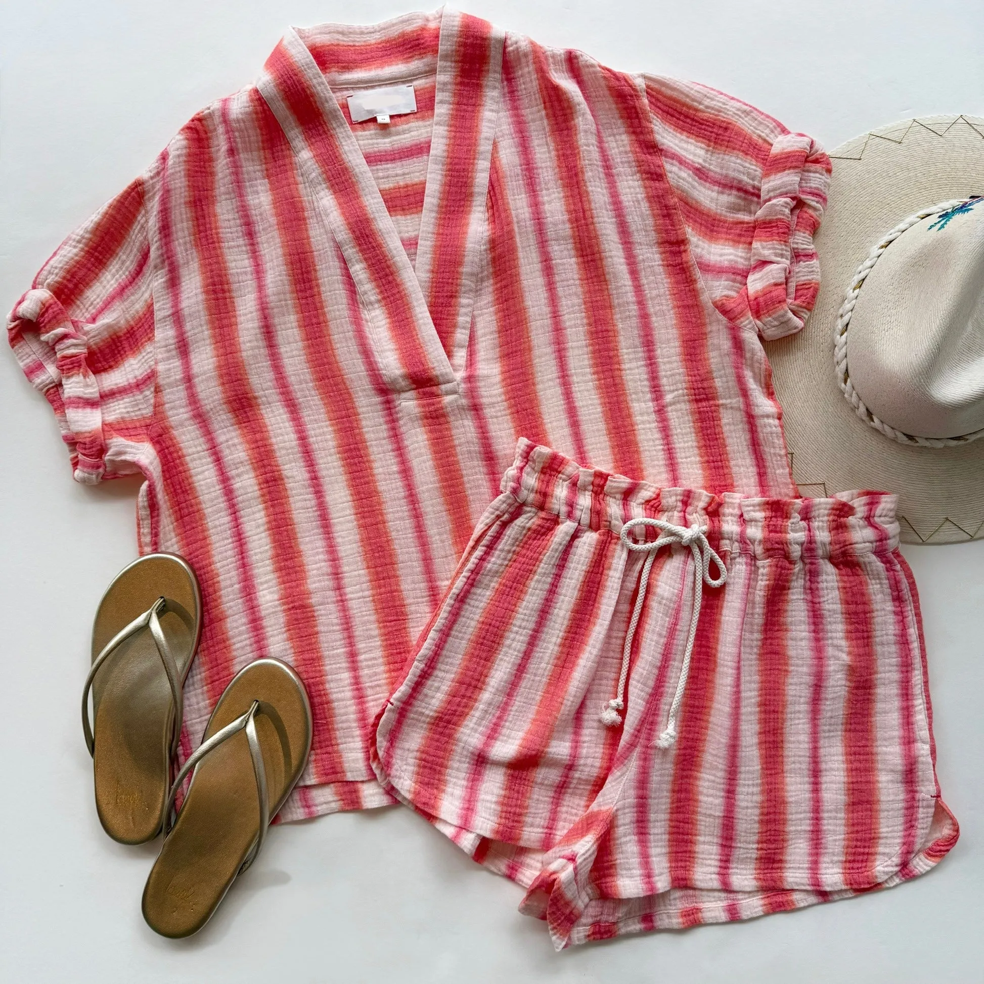 Xixdgp000 Sunset Pink Shorts
